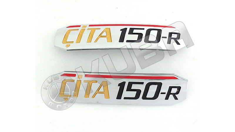 YAN KAPAK YAZISI METALİK TAKIM ( ÇİTA150-R GOLD )